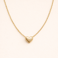 Dainty Heart Pendant Necklace – 14K Gold Waterproof