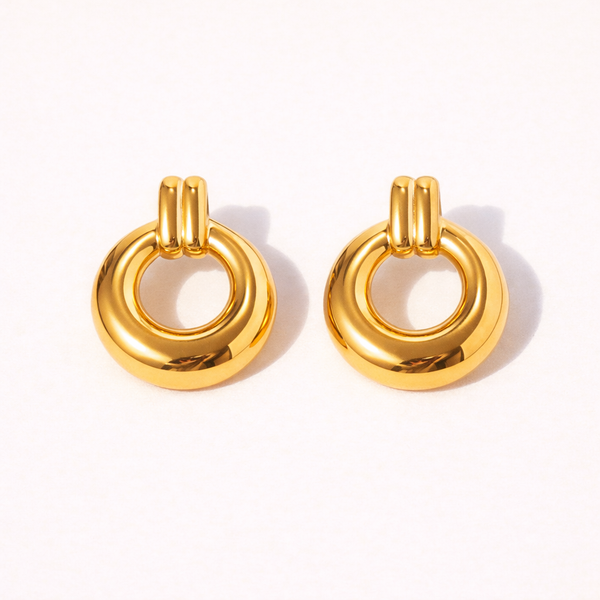 Astor Gold Hoop Earrings