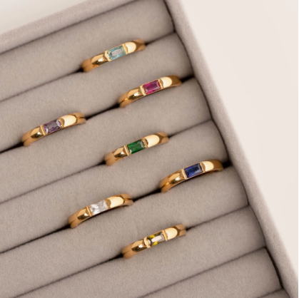 Gemma Birthstone Ring