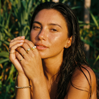 Ondina Gold Pearl Ring – 14K Gold Waterproof