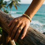 Stella Star Ring – 14K Gold Waterproof