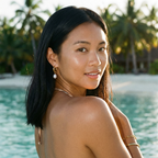 Sirena Pearl Drop Hoop Earrings – 14K Gold Waterproof