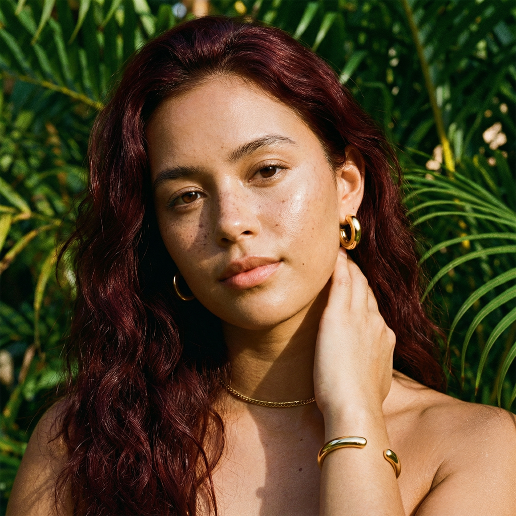 The Bold Hoop – 14K Gold Waterproof Hoop Earrings