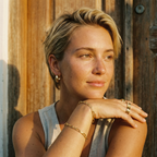 Lumi Mini Drop Huggie Earrings – 14K Gold Waterproof