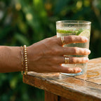 Solana Beaded Bracelet – 14K Gold Waterproof Stackable