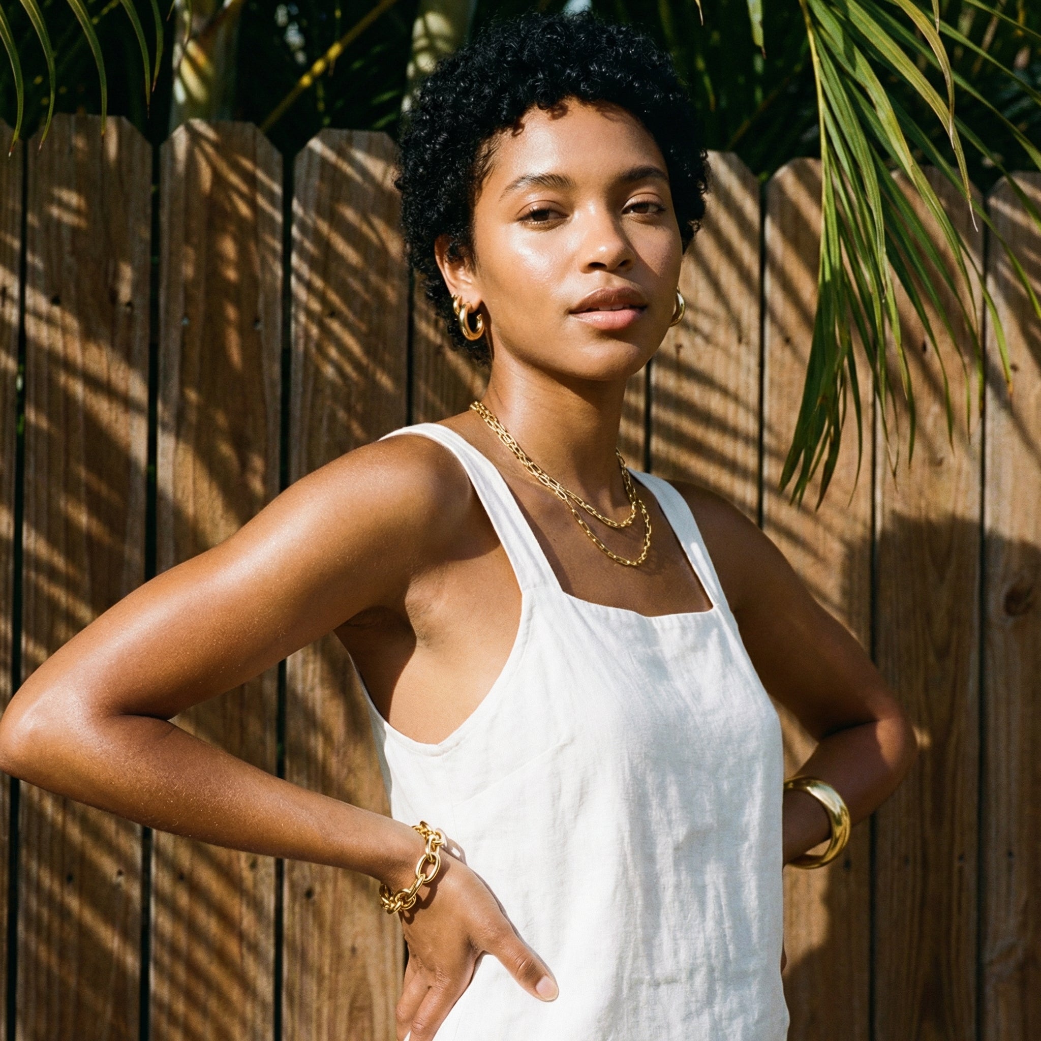 Bella Chunky Gold Bracelet – 14K Gold Waterproof