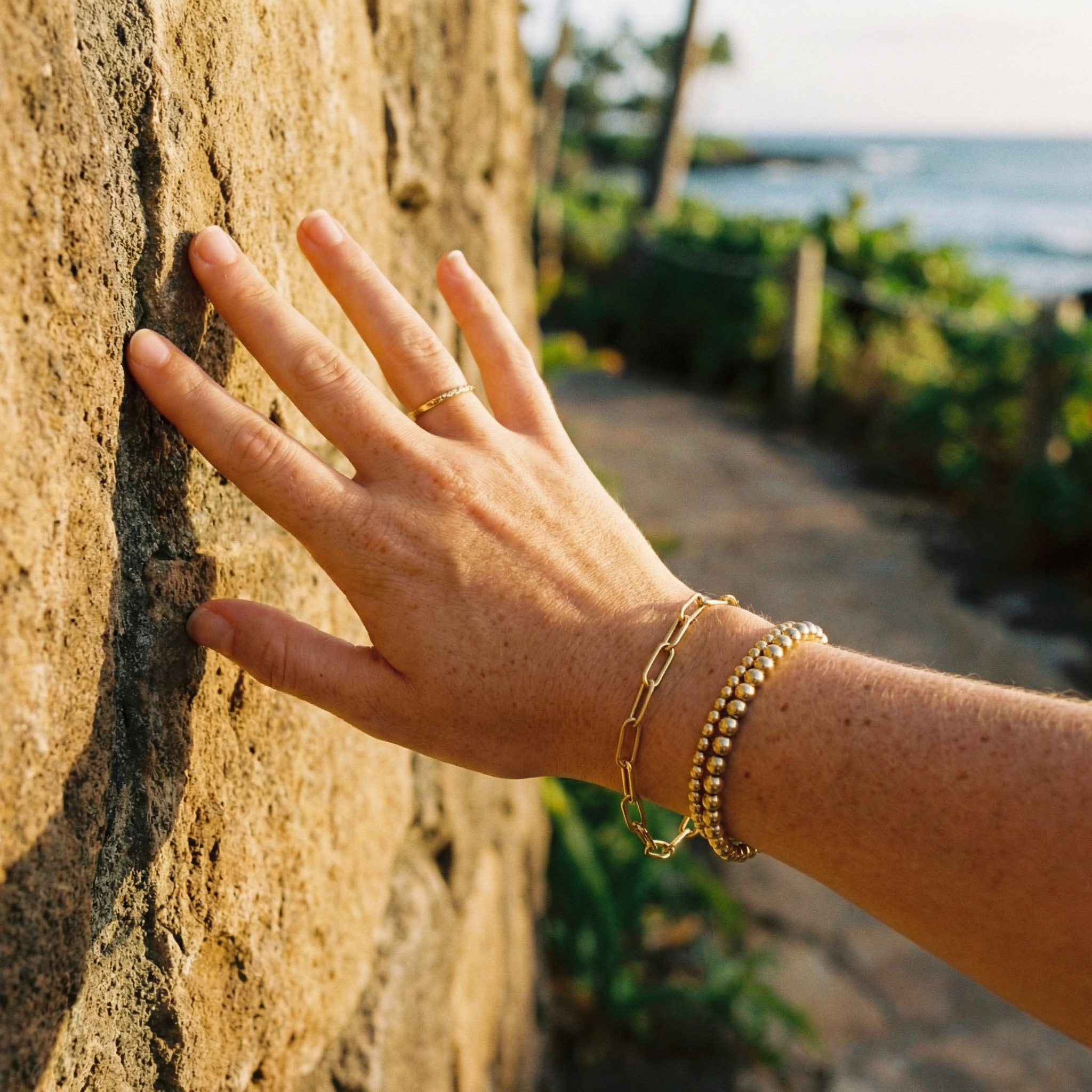 Nova Paperclip Bracelet – 18K Gold Waterproof