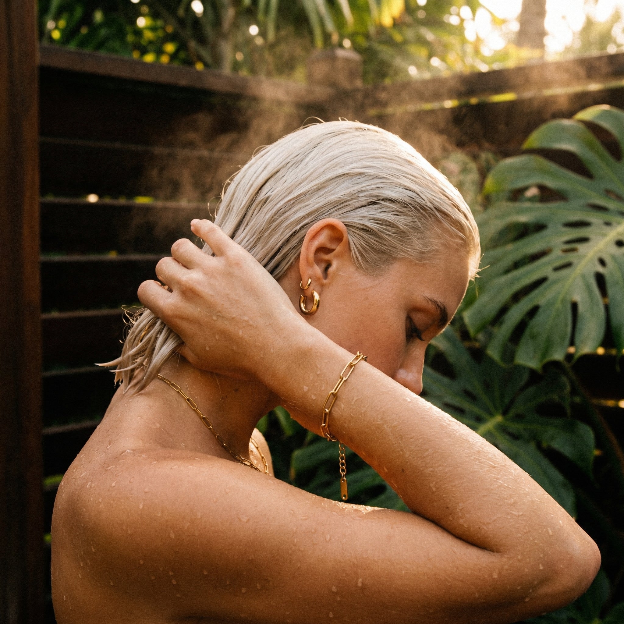 Nova Paperclip Bracelet – 18K Gold Waterproof