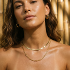 Nova Paperclip Necklace – 18K Gold Waterproof Chain