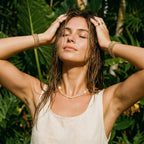 Riviera Tennis Necklace – 14K Gold Zirconia Waterproof