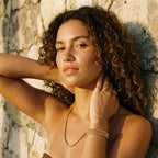 Twisted Rope Chain Necklace – 14K Gold Waterproof