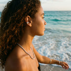 Twisted Rope Chain Necklace – 14K Gold Waterproof