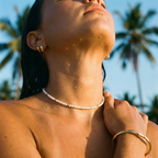 Capri Pearl and Gold Choker – 18K Gold Waterproof