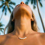 Maris Pearl Necklace – 14K Gold Waterproof