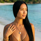 Venna Pearl Coin Paperclip Necklace – 14K Gold Waterproof