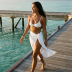 Venna Pearl Coin Paperclip Necklace – 14K Gold Waterproof