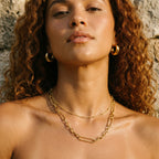 Monte Carlo Gold Chain Necklace – 18K Gold Waterproof