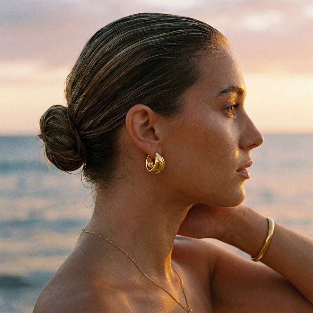 Soleil Gold Earrings