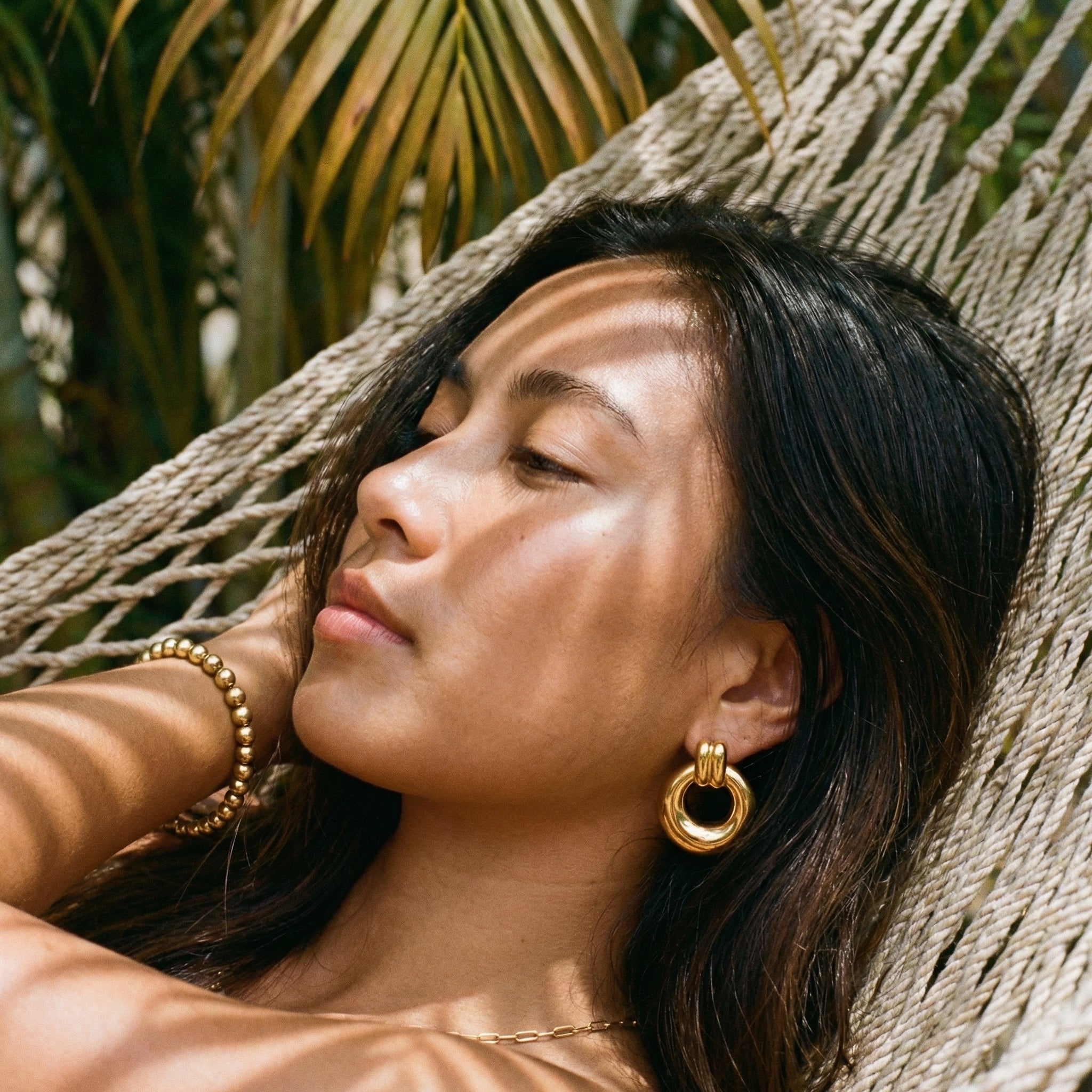 Astor Gold Hoop Earrings