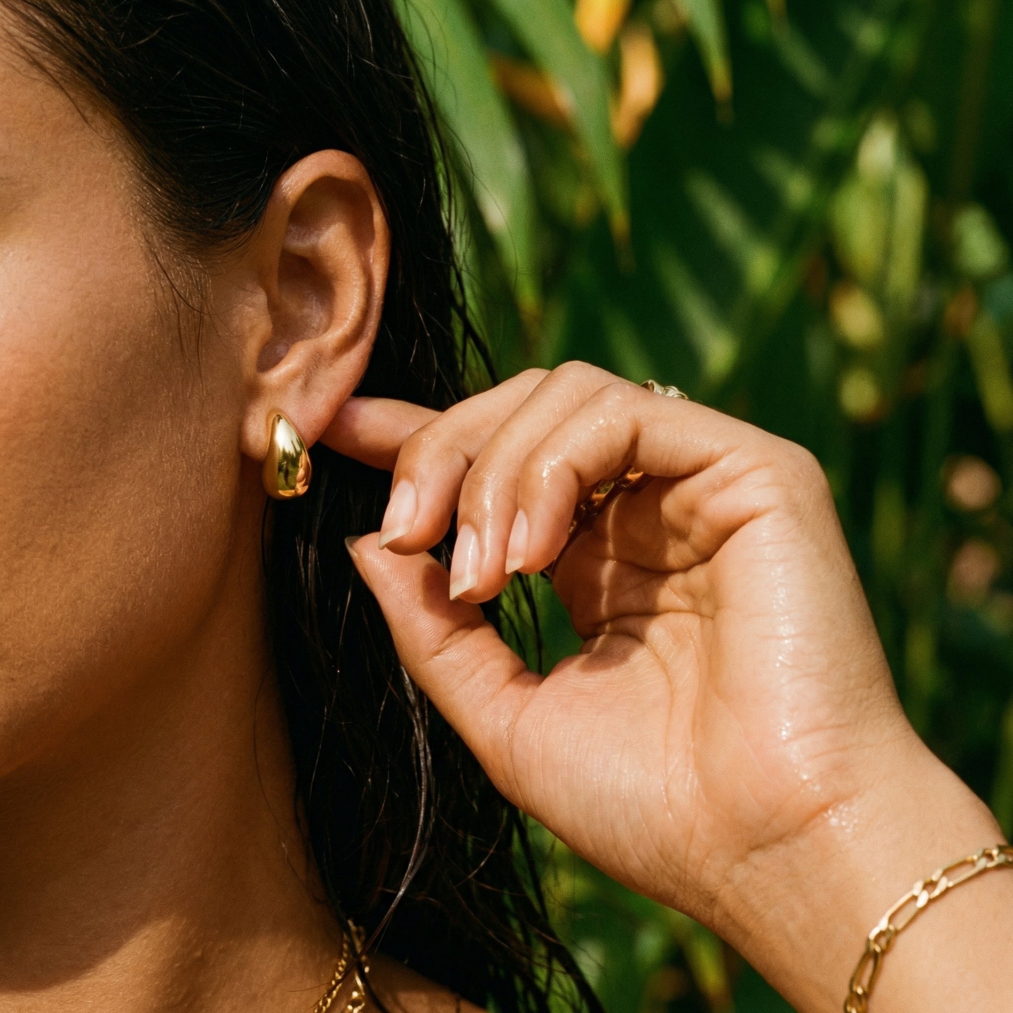 Sera Water Drop Statement Earrings